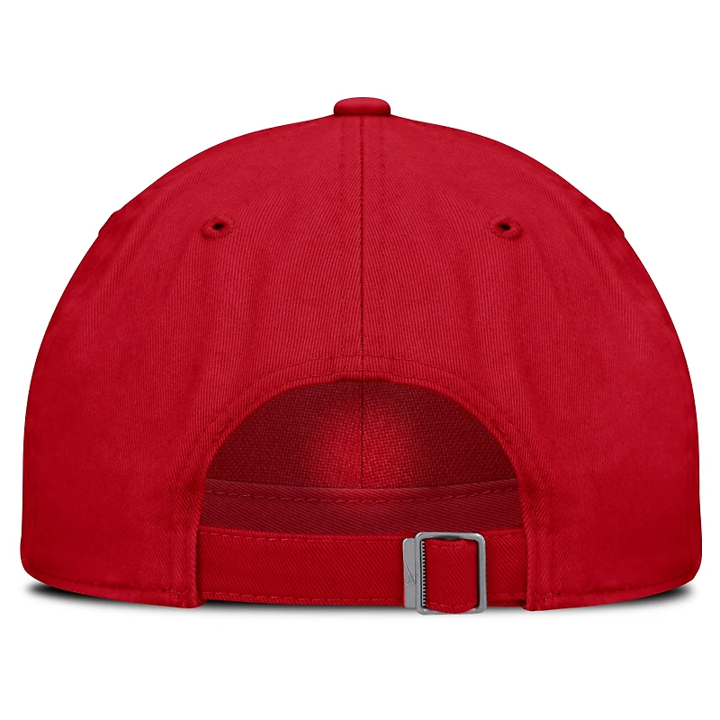 Casquette ajustable Nike rouge Washington Nationals Club pour homme