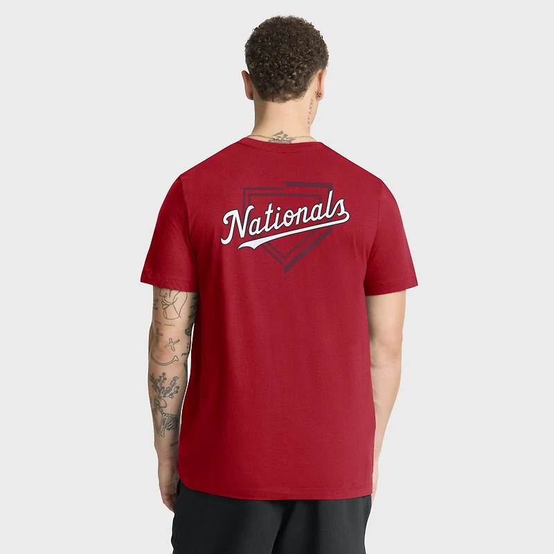 T-shirt Nike rouge Washington Nationals Primetime 2-Hit pour homme