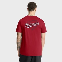 T-shirt Nike rouge Washington Nationals Primetime 2-Hit pour homme