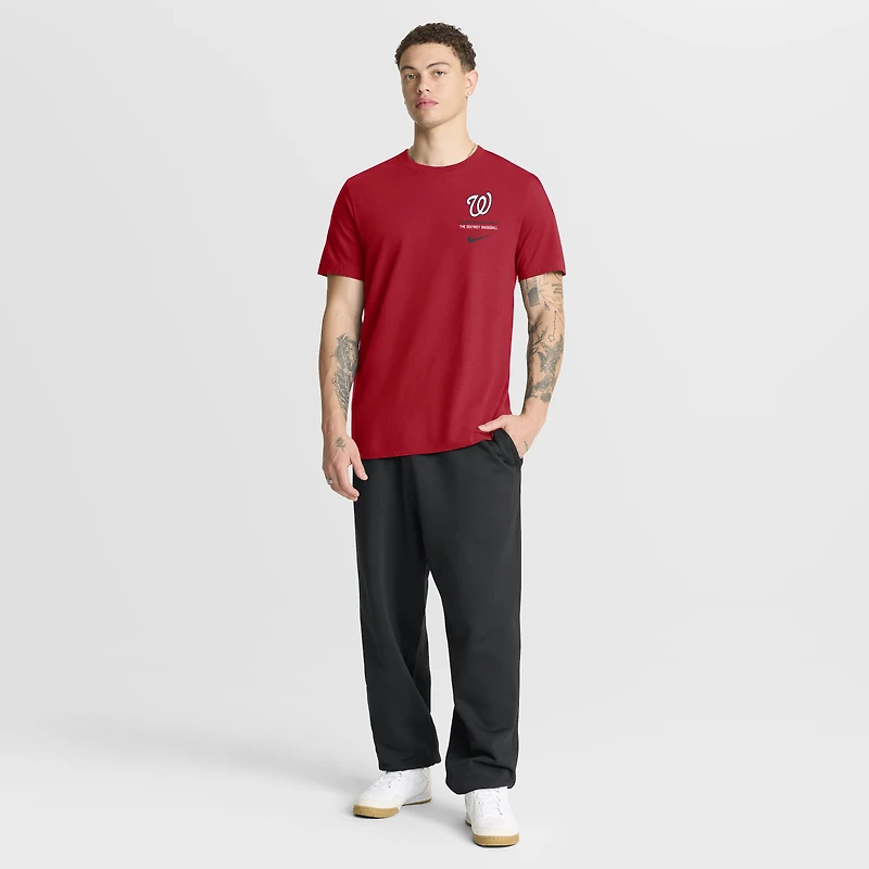 Men's Nike Red Washington Nationals Primetime Inning T-Shirt
