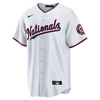 Maillot Nike Stephen Strasburg pour homme, réplique à domicile des Nationals de Washington, blanc