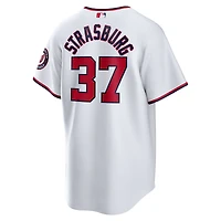 Maillot Nike Stephen Strasburg pour homme, réplique à domicile des Nationals de Washington, blanc