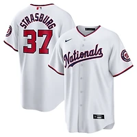 Maillot Nike Stephen Strasburg pour homme, réplique à domicile des Nationals de Washington, blanc