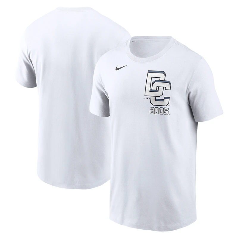 T-shirt Nike blanc pour homme avec logo City Connect des Washington Nationals 2025