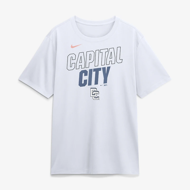 Men's Nike White Washington Nationals 2026 City Connect Team Phrase Script Dri-FIT T-Shirt