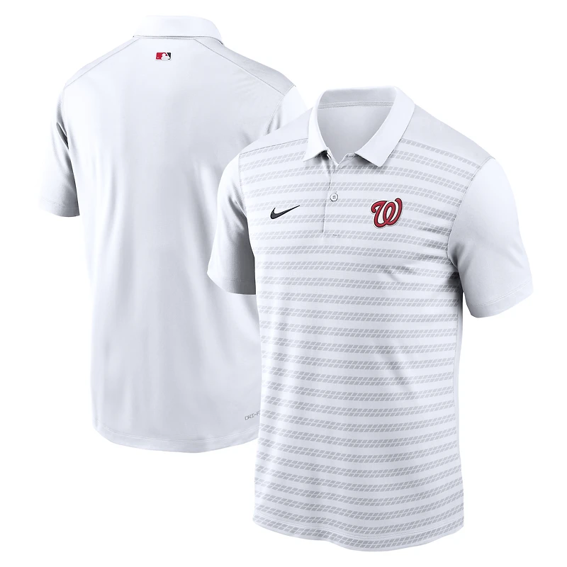 Men's Nike White Washington Nationals Authentic Collection Victory Dri-FIT Polo