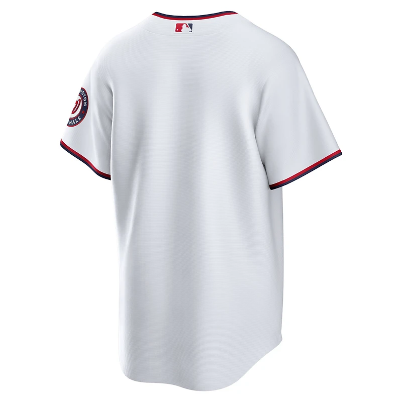 Maillot domicile vierge des Washington Nationals Nike pour homme, blanc