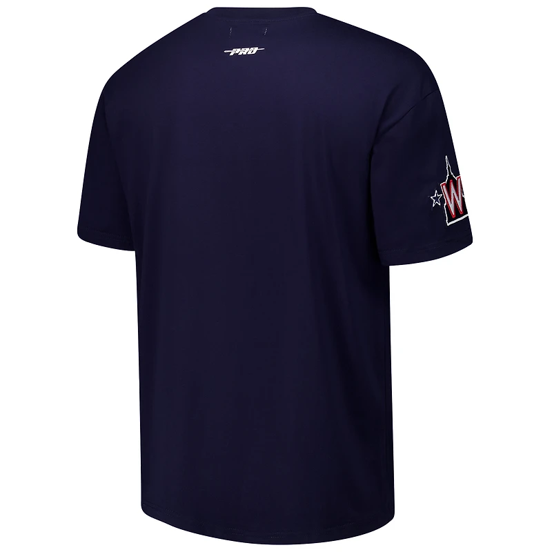 Men's Pro Standard Navy Washington Nationals Turn It Up Dropped Shoulder T-Shirt