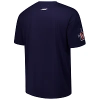 Men's Pro Standard Navy Washington Nationals Turn It Up Dropped Shoulder T-Shirt