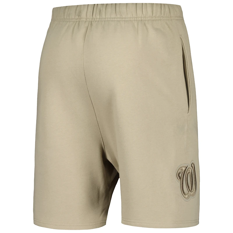 Short en polaire neutre Pro Standard Pewter Washington Nationals pour hommes