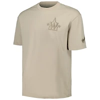 T-shirt neutre à épaules tombantes Pro Standard Tan Washington Nationals pour hommes