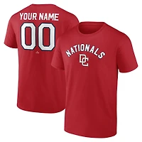 Men's Red Washington Nationals Cooperstown Collection Winning Streak Custom T-Shirt