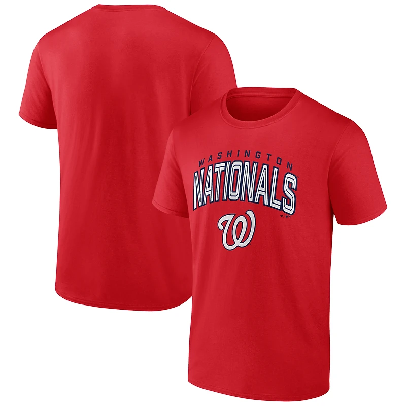 Men's Red Washington Nationals Master the Game T-Shirt
