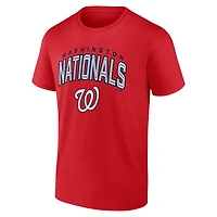 T-shirt rouge pour homme des Washington Nationals « Maîtrisez le jeu »
