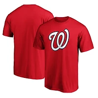 T-shirt rouge pour homme avec logo officiel des Washington Nationals