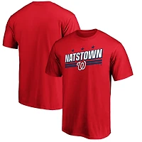 T-shirt rouge Adrenaline pour homme des Washington Nationals