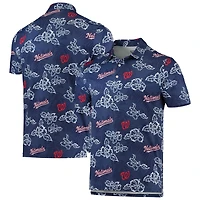 Polo Performance Reyn Spooner pour homme, bleu marine, Washington Nationals