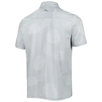 Polo Tommy Bahama gris Washington Nationals Palm Coast Delray Fond IslandZone pour homme