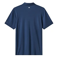 Polo bleu marine TravisMathew pour homme, motif tri-mélange des Washington Nationals, Playoff Pitch
