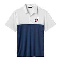 Polo tri-blend blanc/bleu marine TravisMathew pour homme