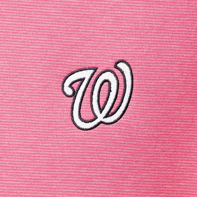 Men's Vineyard Vines Red Washington Nationals Saltwater Quarter-Zip Jacket