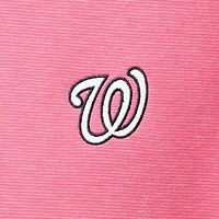 Men's Vineyard Vines Red Washington Nationals Saltwater Quarter-Zip Jacket