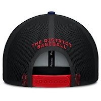 Casquette ajustable rouge/bleu marine Fanatics des Washington Nationals pour homme