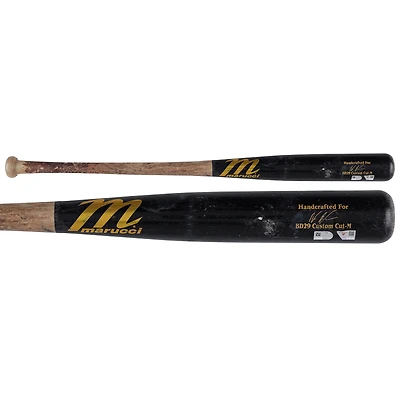 Bâton cassé Marucci noir utilisé par Nasim Nuñez (Washington Nationals) lors du match contre les Milwaukee Brewers le 2 mai 2026