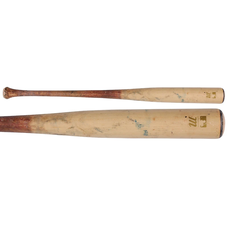 Bâton cassé Tan Marucci utilisé par Nasim Nuñez, des Washington Nationals, contre les Chicago Cubs le 29 mars 2026 - Simple