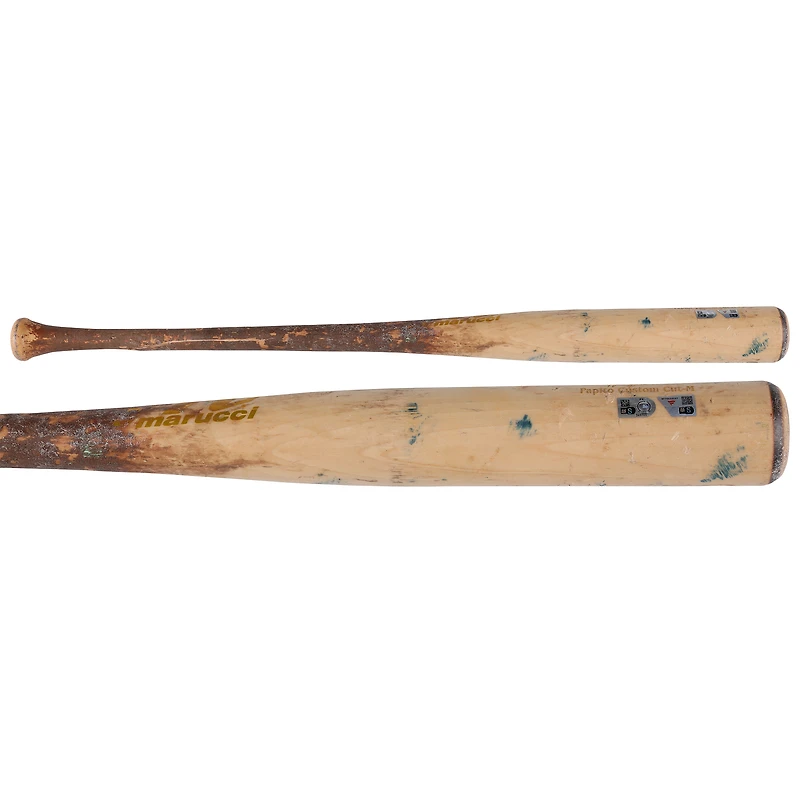 Bâton cassé Tan Marucci utilisé par Nasim Nuñez (Washington Nationals) lors du match contre les Los Angeles Dodgers le 5 avril 2026
