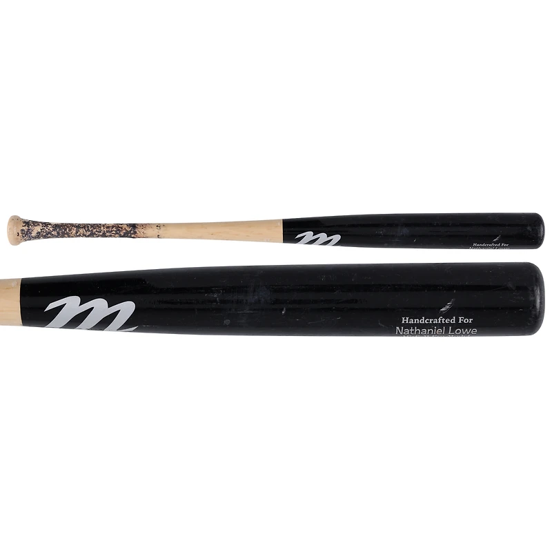 Nathaniel Lowe Washington Nationals Game-Used Black/Tan Marucci Broken Bat vs. San Francisco Giants on May 23, 2025