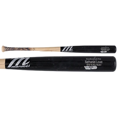 Nathaniel Lowe Washington Nationals Game-Used Black/Tan Marucci Broken Bat vs. San Francisco Giants on May 23, 2025