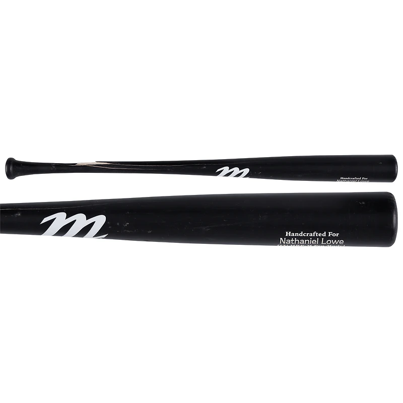 Nathaniel Lowe Washington Nationals Game-Used Black Marucci Broken Bat vs. Atlanta Braves on May 15, 2025