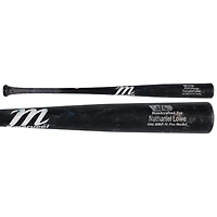 Batte de baseball Black Marucci cassée de Nathaniel Lowe, utilisée par les Nationals de Washington lors du match contre les Pirates de Pittsburgh, le 15 avril 2025