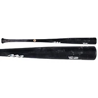 Batte de baseball Black Marucci cassée de Nathaniel Lowe, utilisée par les Nationals de Washington lors du match contre les Pirates de Pittsburgh, le 15 avril 2025