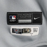 Maillot gris n° 33 de Nathaniel Lowe, porté lors des matchs des Nationals de Washington les 11 avril, 16 mai, 10 juin et 9 juillet 2025