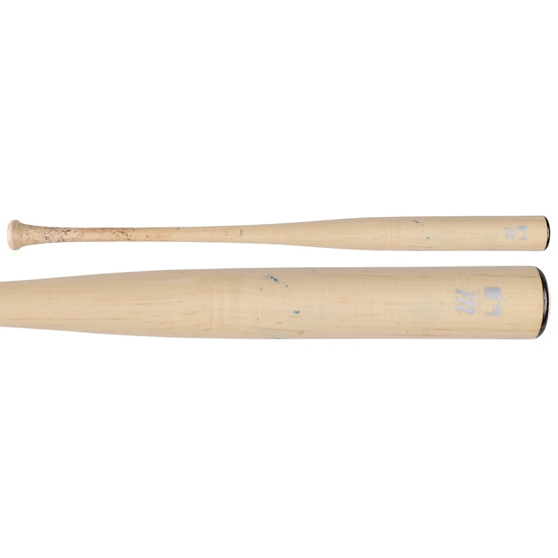 Batte cassée de Tan Marucci utilisée par Nathaniel Lowe, des Nationals de Washington, contre les Dodgers de Los Angeles, le 8 avril 2025