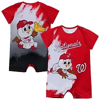 Body bébé Outerstuff rouge à l'effigie de la mascotte des Washington Nationals
