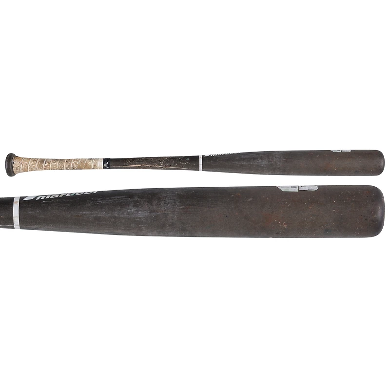 Batte cassée Gray Marucci utilisée par Riley Adams des Nationals de Washington contre les Tigers de Détroit le 3 juillet 2025
