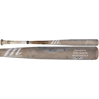 Riley Adams Washington Nationals Game-Used Gray Marucci Broken Bat vs. San Francisco Giants on April 9, 2024 - Single