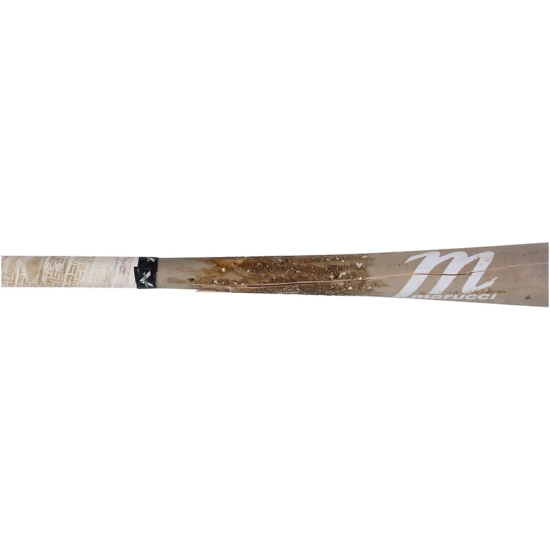 Riley Adams Washington Nationals Game-Used Gray Marucci Broken Bat vs. San Francisco Giants on April 9, 2024 - Single