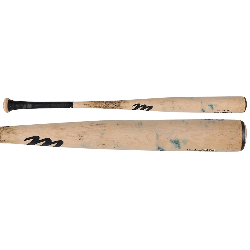 Batte cassée de Tan Marucci utilisée par Riley Adams des Nationals de Washington contre les Athletics le 7 août 2025