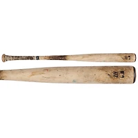 Bâton cassé Marucci beige utilisé par Riley Adams (Washington Nationals) lors du match contre les White Sox de Chicago le 26 septembre 2025