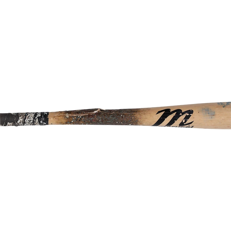 Batte cassée de Tan Marucci utilisée par Riley Adams des Nationals de Washington contre les Reds de Cincinnati le 3 mai 2025