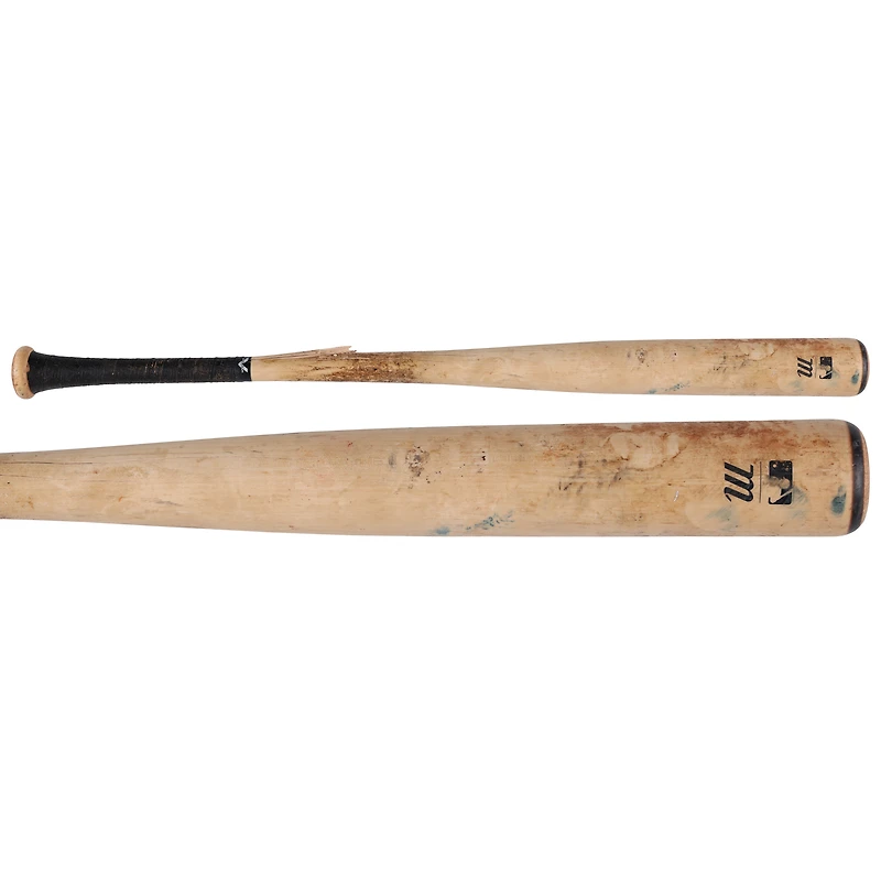V106832 WANATS Riley Adams Washington Nationals Batte cassée de Tan Marucci utilisée lors du match contre les Astros de Houston le 29 juillet 2025 Riley Adams UNS GU BAT 45884 COLGMUEQU GUBBBT2978