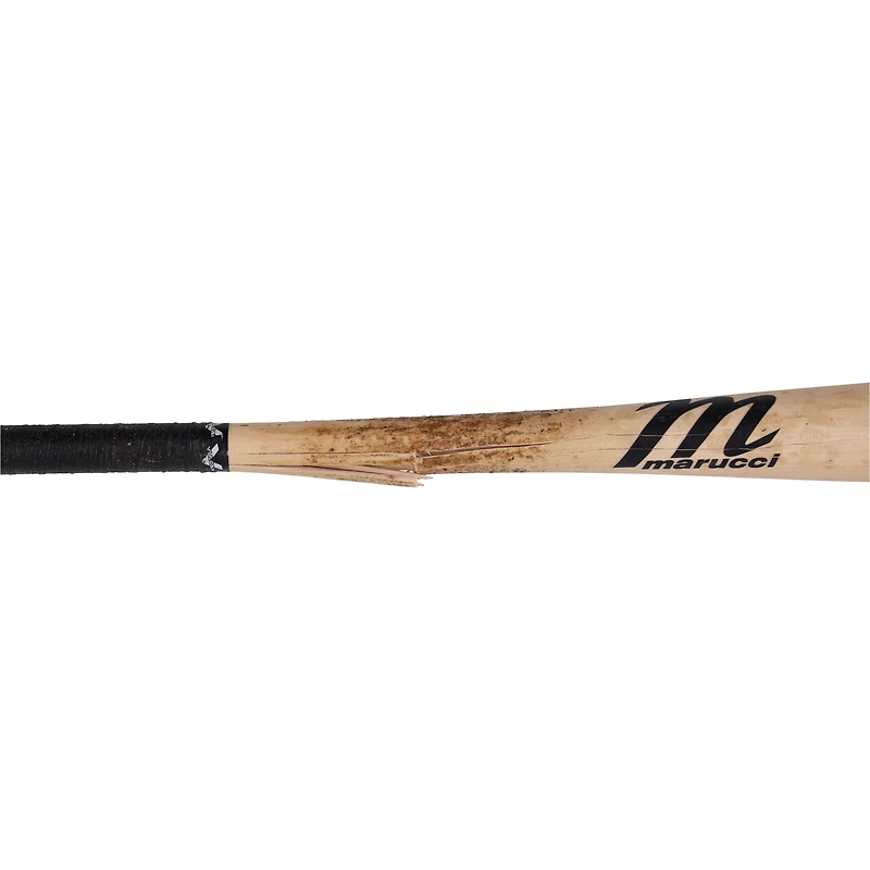 V106832 WANATS Riley Adams Washington Nationals Batte cassée de Tan Marucci utilisée lors du match contre les Astros de Houston le 29 juillet 2025 Riley Adams UNS GU BAT 45884 COLGMUEQU GUBBBT2978