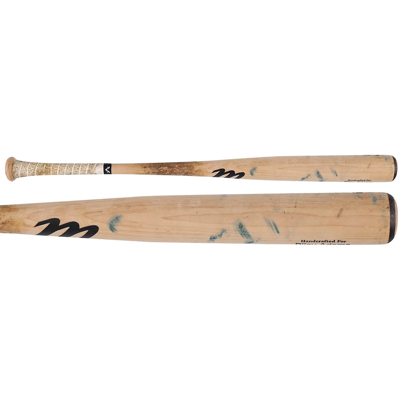Batte cassée de Tan Marucci utilisée par Riley Adams des Nationals de Washington contre les Mets de New York le 21 août 2025