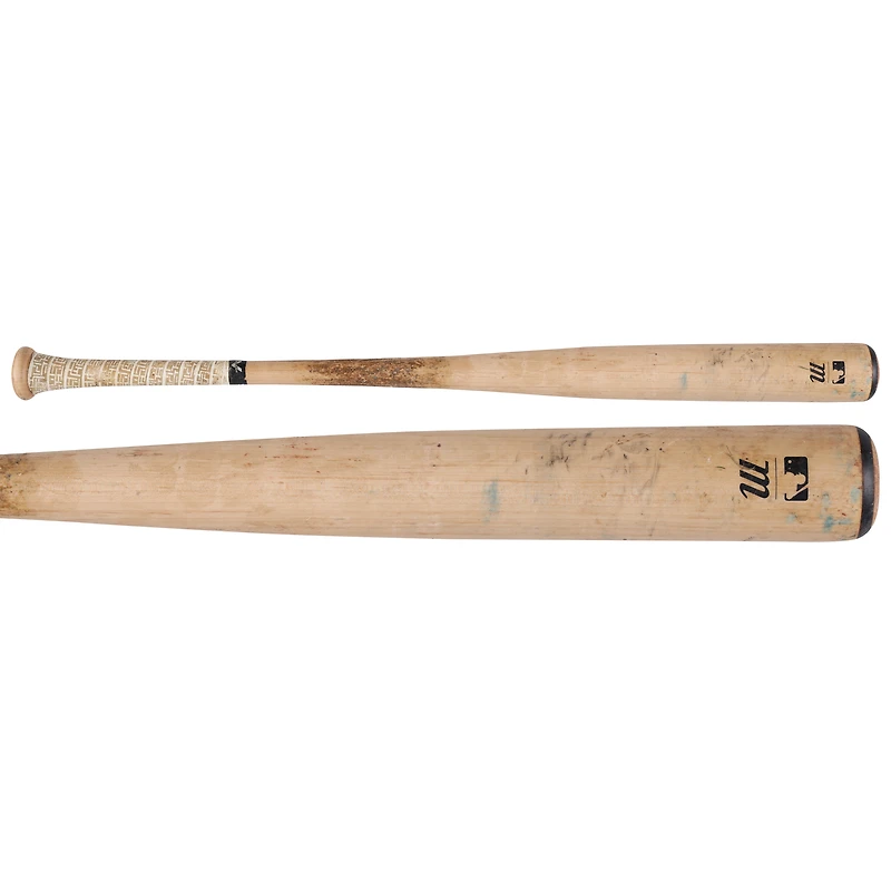 Batte cassée de Tan Marucci utilisée par Riley Adams des Nationals de Washington contre les Mets de New York le 21 août 2025