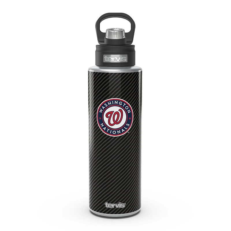 Tervis Nationals de Washington 40oz. Bouteille d'eau à large goulot en fibre de carbone