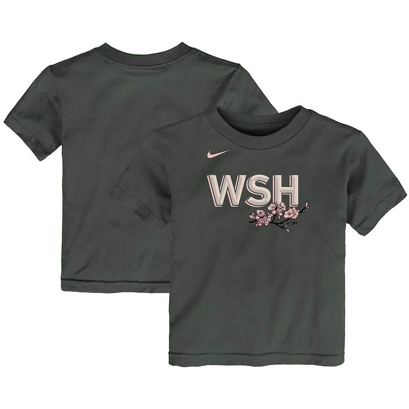 T-shirt Nike gris pour tout-petit Washington Nationals City Connect avec logo
